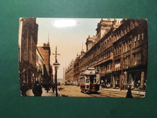 Cartolina Deansgate - Manchester - Replica 1950 ca