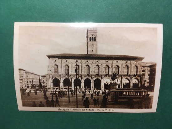 Cartolina Bologna - Palazzo Del Podestà - Piazza V. E. …