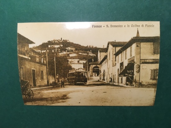 Cartolina Firenze - S. Domenico e la Collina di Fiesole …