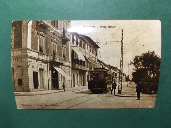 Cartolina Viareggio - Viale Manin - Replica 1950 ca