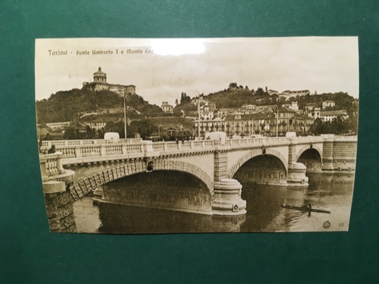 Cartolina Torino - Ponte Umberto I e Monte Cappuccini - …