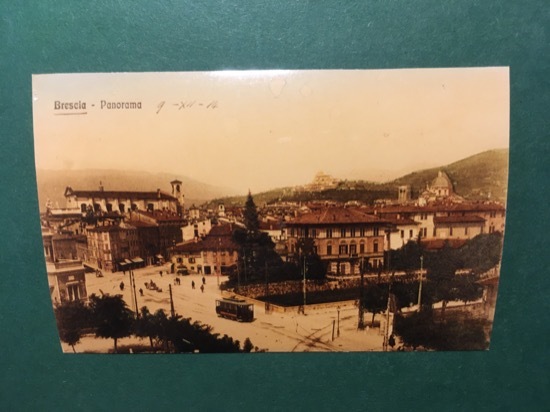 Cartolina Brescia - Panorama - Replica 1950 ca