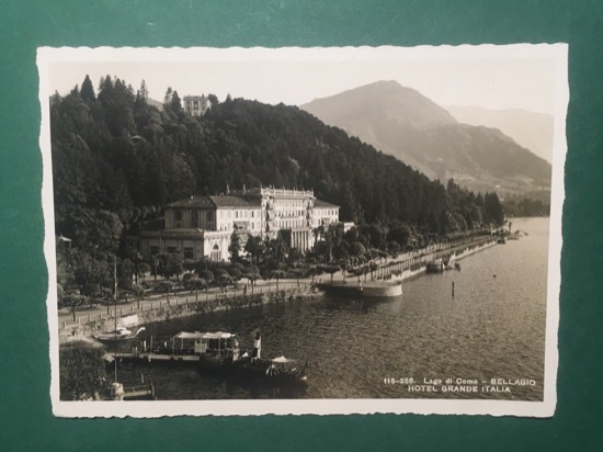 Cartolina Lago di Como - Bellagio - Hotel Grande Italia …
