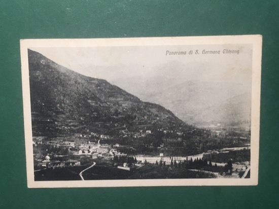 Cartolina Panorama di S. Germano Chisong - 1920