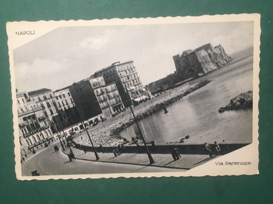 Cartolina Napoli - Via Partenonpe - 1950 ca.