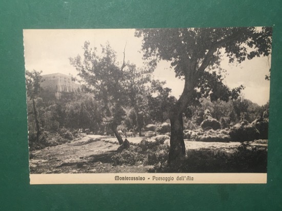 Cartolina Montecassino - Paesaggio Dell'Aia - 1930 ca.