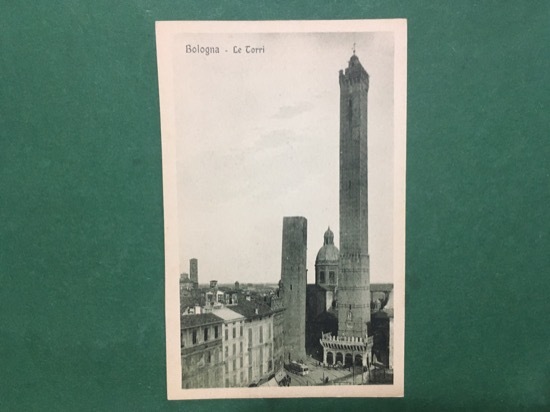 Cartolina Bologna - Le Torri - 1930 ca.