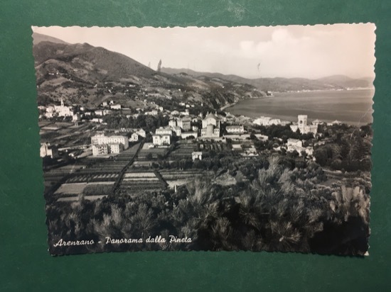 Cartolina Arenzano - Panorama dalla Pineta - 1956