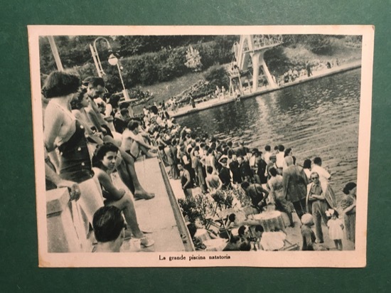 Cartolina La Grande Piscina Natatoria - Acqui Terme - 1930 …
