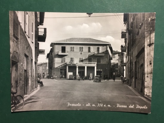 Cartolina Pozzuolo - Piazza del Popolo - 1959