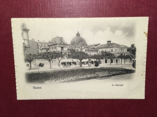 Cartolina Genève - Le Kursaal - 1930 ca.