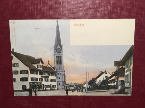 Cartolina Wetzikon - 1908