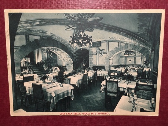 Cartolina Una Sala Della Buca di S. Ruffillo - 1961