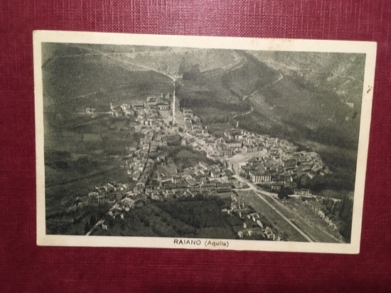 Cartolina Raiano - L'Aquila - 1934