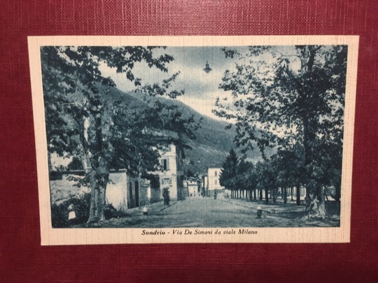 Cartolina Sondrio - Via De Simoni da Viale Milano - …