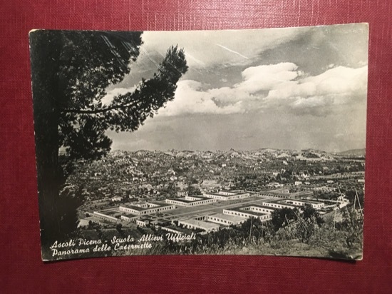 Cartolina Ascoli Piceno - Scuole Allievi Ufficiali - Panorama + …