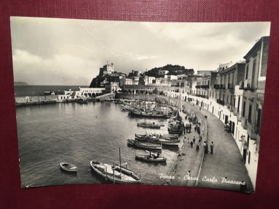 Cartolina Ponza - Corso Carlo Pisacane - 1965