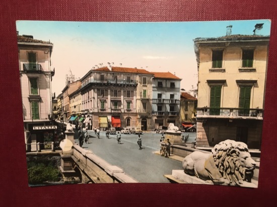 Cartolina Monza - Pone dei Leoni - Via Vittorio Emanuele …