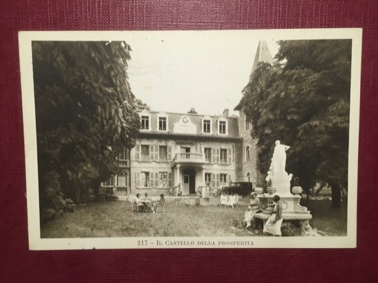 Cartolina Il Castello Della Prosperita - 1935