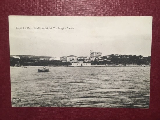 Cartolina Bagnetti e Porto Vecchio Veduti dal Tre Scogli - …