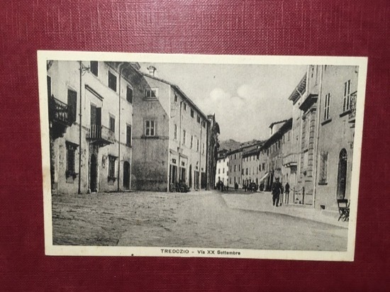 Cartolina Tredozio - Via XX Settembre - 1920 ca