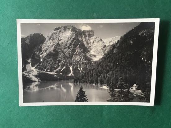 Cartolina Gruppo delle Dolomiti - Motivo al Lago di Braies …