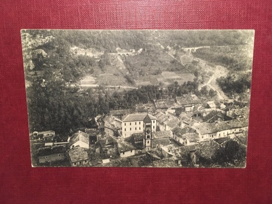 Cartolina Saluti da Exilles - Panorama - Con Ferrovia Elettrica …