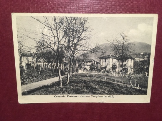 Cartolina Coassolo Torinese - Frazione Castiglione - 1920