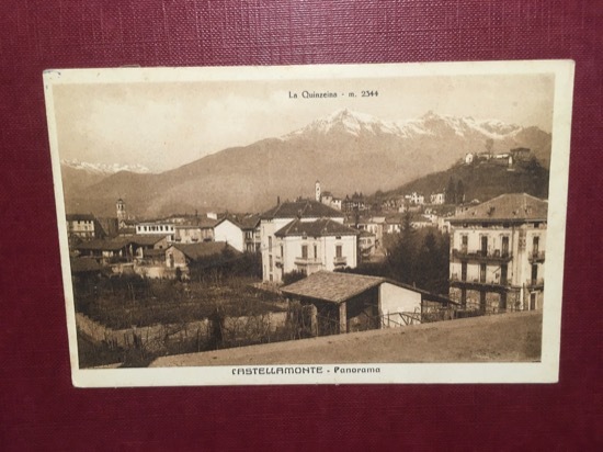 Cartolina La Quinzeina - Castellamonte - Panorama - 1930 ca.