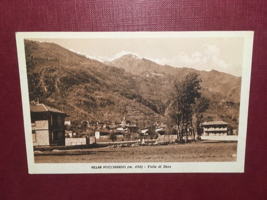 Cartolina Villar Focchiardo - Valle di Susa - 1931 ca.