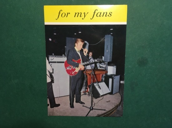 Cartolina For My Fans - Bobby Solo - 1970 ca.