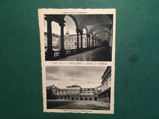 Cartolina I Due Istituti D'artiglieria e Genio di Torino - …