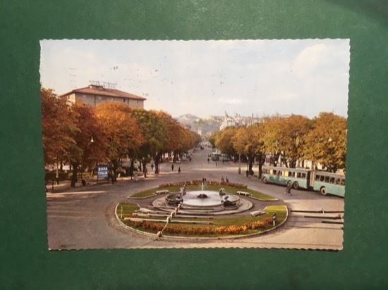 Cartolina Bergamo - Piazzale G. Marconi - 1958