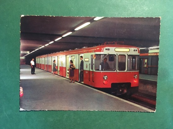 Cartolina Milano - La Nuova Metropolitana - 1966