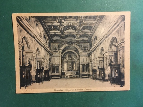 Cartolina Tolentino - Chiesa di S. Nicola - Interno - …