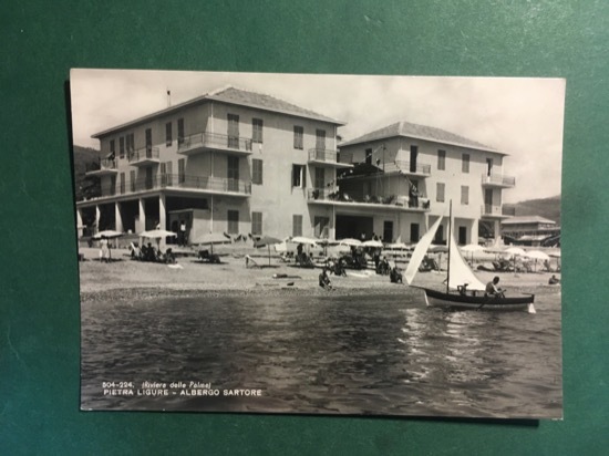 Cartolina Riviera delle Palme - Pietra Ligure - Albergo Sartore …