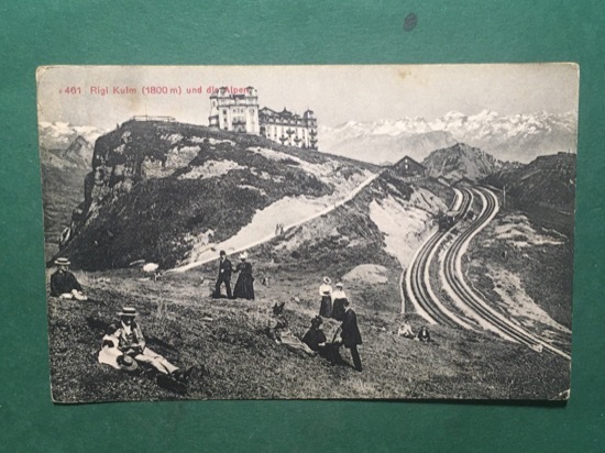 Cartolina Rigi Kulm Und Die Alpen - 1910