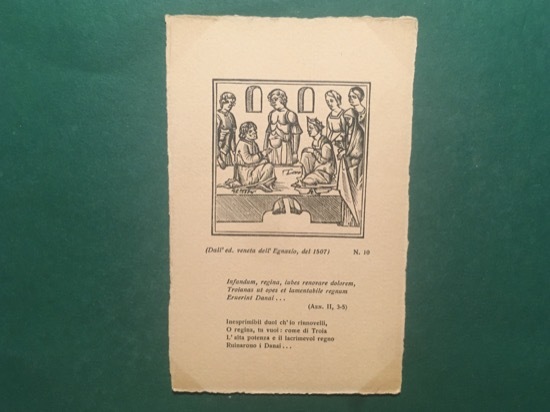 Cartolina Bimillenario Virgiliano - Editrice L'Artistica di A. Bedulli - …