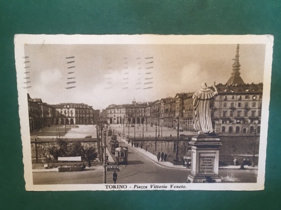 Cartolina Torino - Piazza Vittorio Veneto - 1933