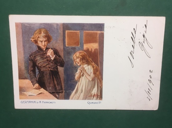 Cartolina Germania di A.Franchetti - Quadro I - 1902