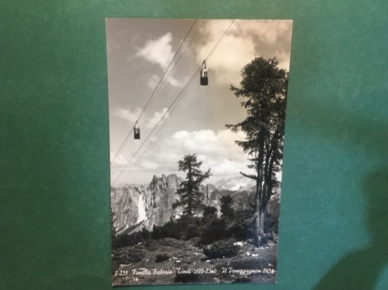 Cartolina Funivia Caloria - Tondi - Il Pomeriggio - 1953