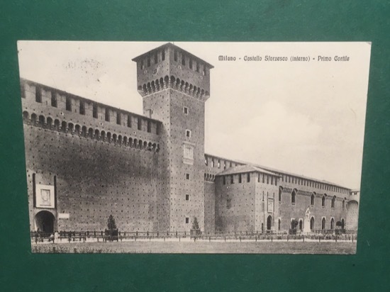 Cartolina Milano - Castello Sforzesco - Interno - Primo Cortile …