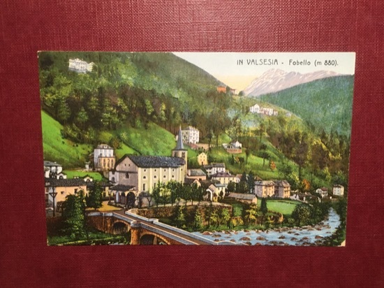Cartolina In Valsesia - Fobello - 1921