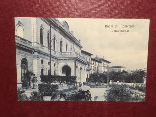 Cartolina Bagni di Montecatini - Teatro Kursaal - 1930 ca.