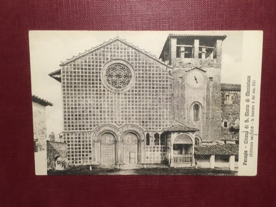 Cartolina Perugia - Chiesa di S. Maria di Monteluce - …