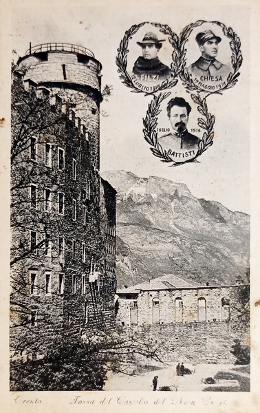Cartolina - Trento - Fossa del Castello del Buonconsiglio - …