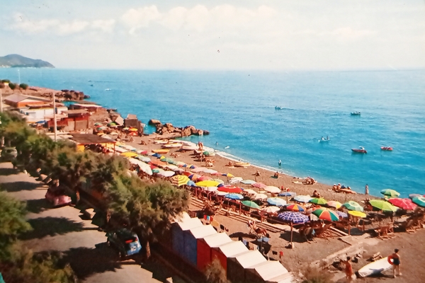 Cartolina - Chiavari - Bagni Tritone e Ristorante - 1959