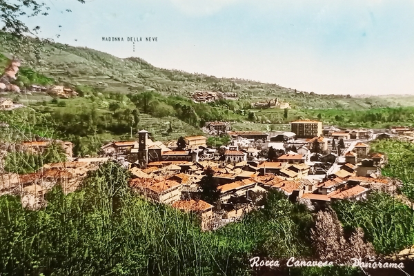 Cartolina - Rocca Canavese - Panorama - 1969
