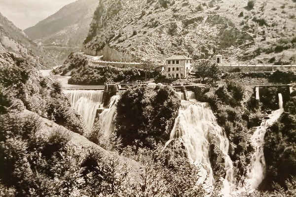 Cartolina - Tarcento ( Udine ) - Cascata del Torre …