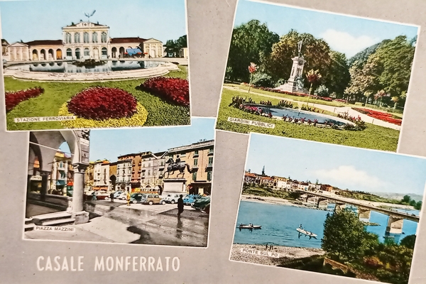 Cartolina - Saluti da Casale Monferrato - Vedute diverse - …